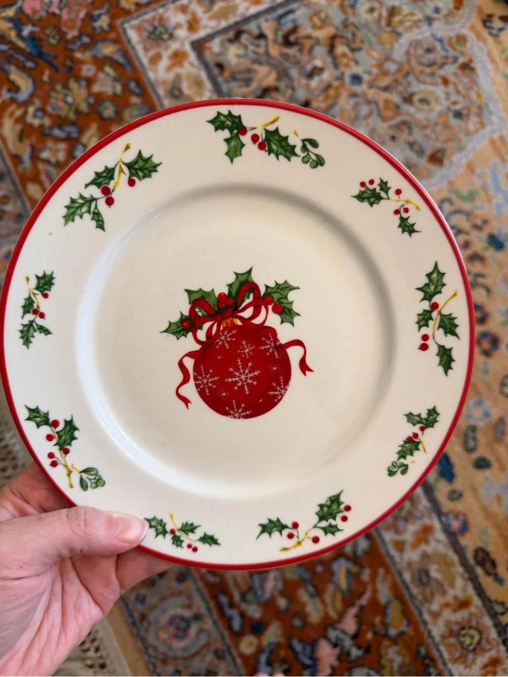 Traditions by Christopher Radko salad plates